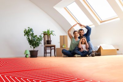 Het comfort van vloerverwarming